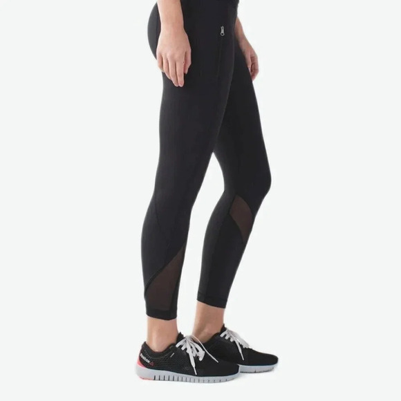 Lululemon Inspire Tight Mesh Black Color - Picture 1 of 13